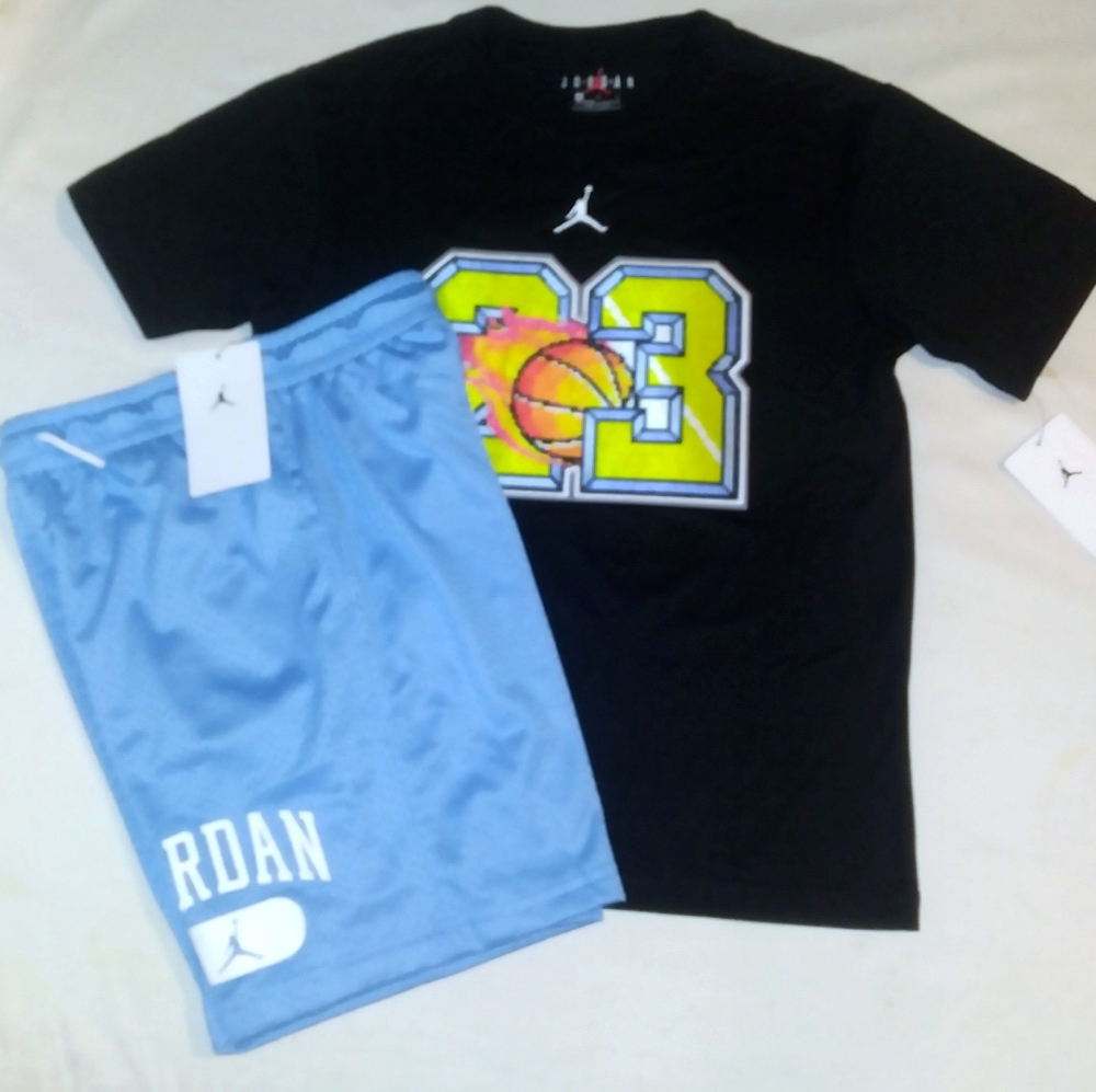 Jordan Boys Youth 2pc Short Set- Medium